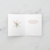 Met de hand getekende theebruidsshower dankjewel m bedankkaart (Binnen)