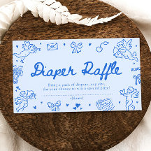 Met de hand getekende Valentijnsdag baby shower lu