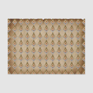 Met de hand getekende vierkant en kompas met alle tissuepapier