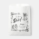 Met de hand getekende Whimsical Halloween Bruidsfe Bedankzakje (Voorkant)