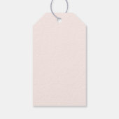 Met de hand getekende Whimsical Halloween Bruidsfe Cadeaulabel (Achterkant)