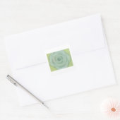 Met de hand getekende witte roos sticker (Envelop)