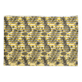 met de hand getrokken anananassen kussensloop (Achterkant-Links)