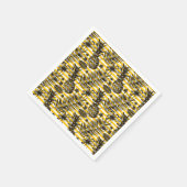 met de hand getrokken anananassen servet (Hoek)