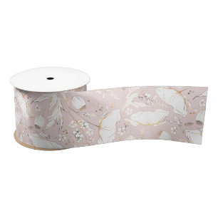 Met de hand getrokken goudbloemen Elegant Dusty Pi Lint