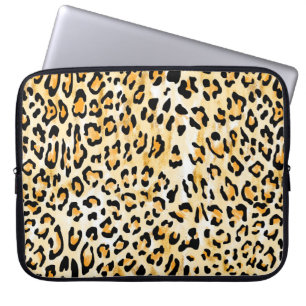 met de hand getrokken naadloos gele en witte kleur laptop sleeve