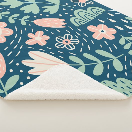 Met de hand getrokken, roestkleurige stof. Slijppa Sherpa Deken (3/4)