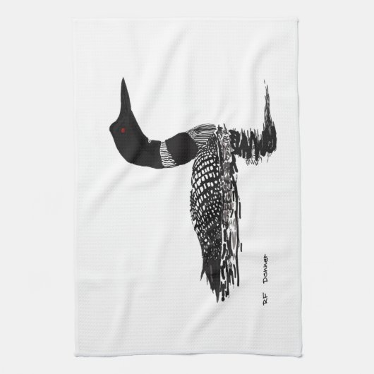 Met de hand getrokken set theedoek (Verticaal)