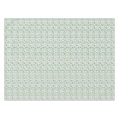 Met de hand geverfde kerstbomen met Waterverf Tafelkleed (Voorkant (Horizontaal))