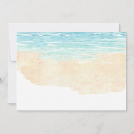 Met de hand uitgeruste uitnodiging tot het uitzend (Achterkant)