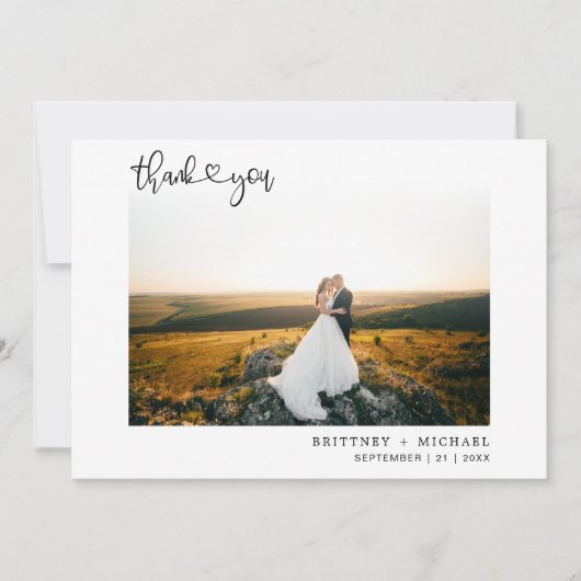 Met de hand-verlichte de Foto's & Bedankt van het (Voorkant)