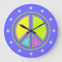 Met de kleuren gevuld PEACE-teken 1