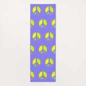 Met de kleuren gevuld PEACE-teken 1 Yogamat (Achterkant)