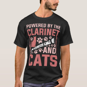 Met de kracht van de Clarinet en Cats Funny Clarin T-shirt