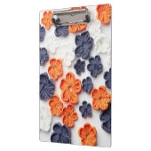 Met de lente vervaardigde plantenslijmen oranje bl klembord (Links)