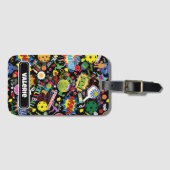 😍 met de naam gemengde pickleball black bagagelabel (Voorkant (horizontaal))