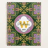 Met de naam Olive en lavender Azulejos Planner (Voorkant)