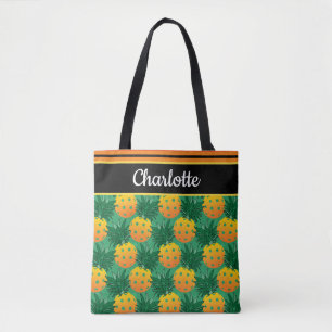 Met de naam zoete anananas pickleball canvas tas