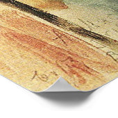 Met de parrots I door August Macke Poster (Hoek)