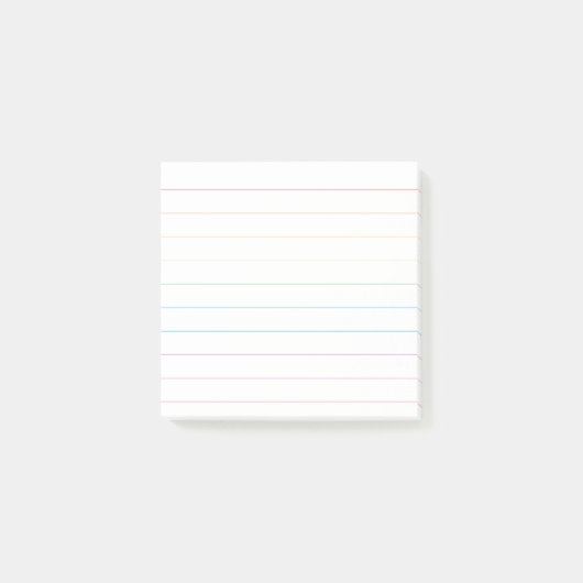 Met de Regenboog beklede Post-It-notities Post-it® Notes (Voorkant)