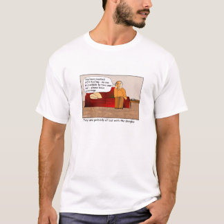 Met de Shingles Cartoon T-shirt
