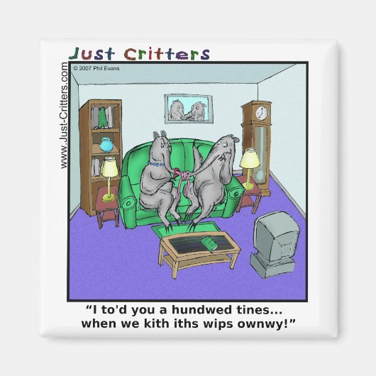 met de tong magneet (Voorkant)