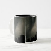 Met de wind. - Gepersonaliseerd Tweekleurige Koffiemok (Voorkant links)