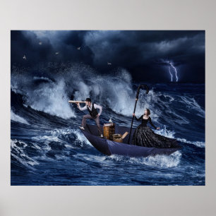 Met de wind geslagen - Poster