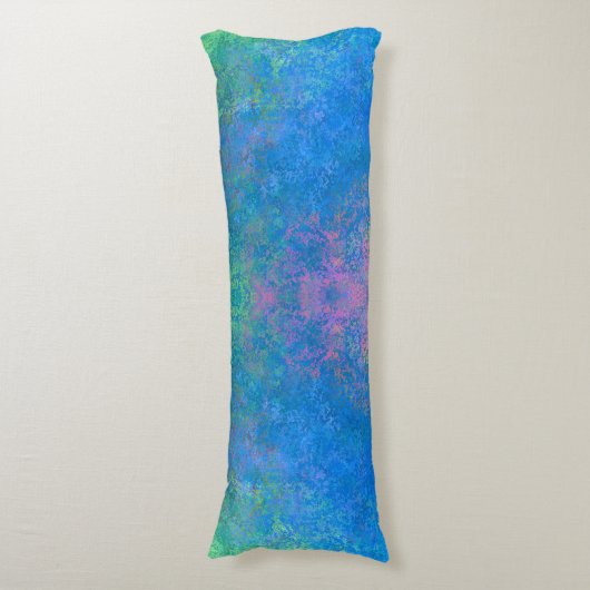 Met de Zee alcoholinkt, Abstract acrylzuur Lichaamskussen (Voorkant Verticaal)