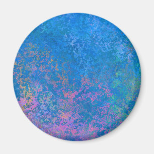 Met de Zee alcoholinkt, Abstract acrylzuur Magneet
