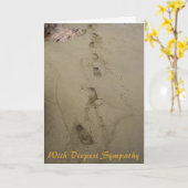 Met diepste medeleven kaart (Gele Bloem)
