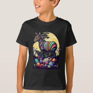 Met Dit Wordt Paasfeest Paasei Aangehaald Zebra T-shirt