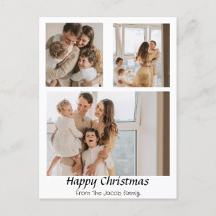 Met drie foto's met Kerstmis feestdagen