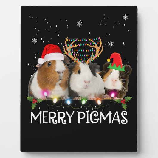 Met drie paigne kerstlampjes met kerstmis fotoplaat (Voorkant)