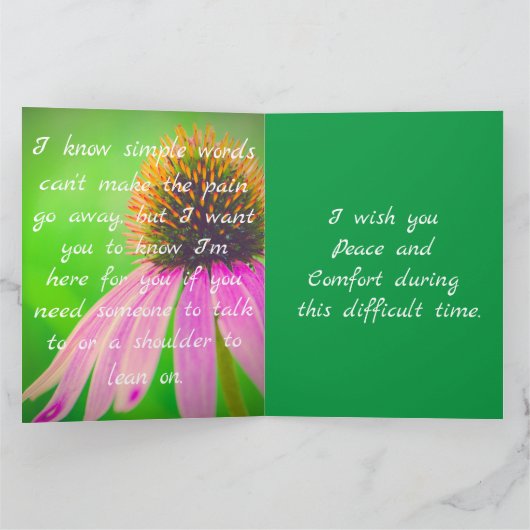 Met echt sympathie, prachtige aangepaste Kaart (Binnen)