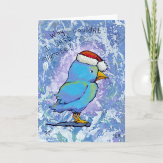 Met een adellijke titel: Uiterst kleine Kunst Feestdagen Kaart