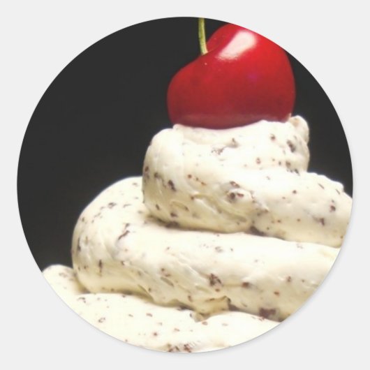 Met een Cherry op Top Stickers (Voorkant)