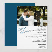 Met een foto kaart (Voorkant / Achterkant)