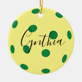 Met een grap, Pickleball Ceramic Ornament