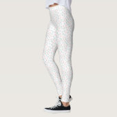 Met een handbeschilderd kerstpine kegel pasta-mult leggings (Links)