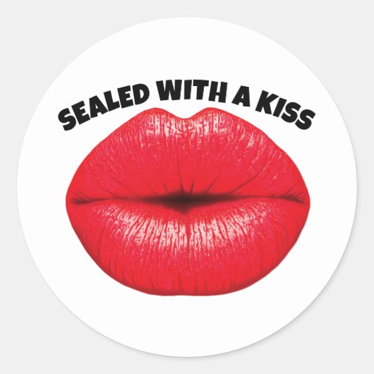 MET EEN KISS, STICKERS (Voorkant)
