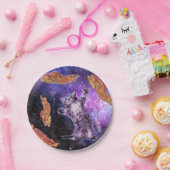 Met een laseroog geslagen karton papieren bordje (Feest)