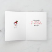 Met een Meow-y Kerstmis Kaart (Binnen)