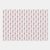 met een omslagpatroon getild met kerst inpakpapier vel (Voorkant)