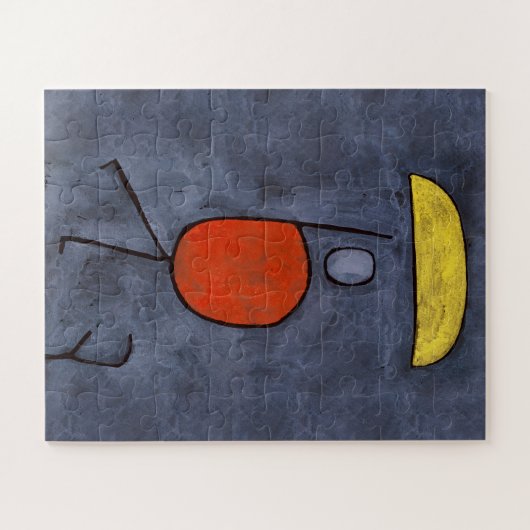 Met een paraplu van Paul Klee, Abstracte kunst Legpuzzel (Horizontaal)