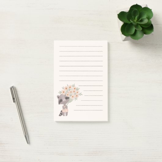 Met een ringloop beklede aantekeningen post-it® notes (Kantoor)