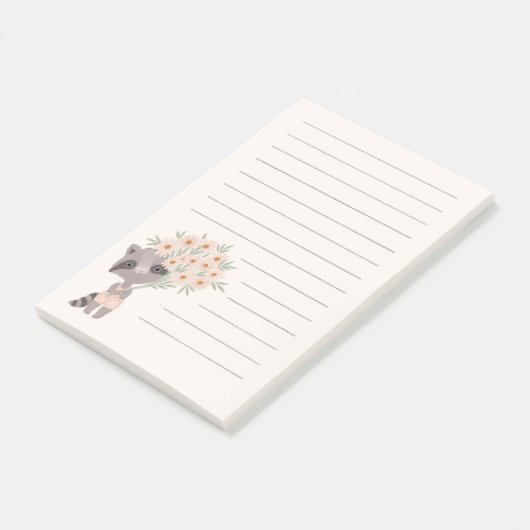 Met een ringloop beklede aantekeningen post-it® notes (Schuin)