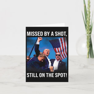 Met een schot Donald Trump historisch moment Kaart