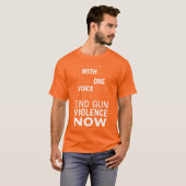Met één stem T-shirt (Voorkant volledig)