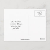 Met elkaar verstrengelde rode harten  briefkaart (Achterkant)